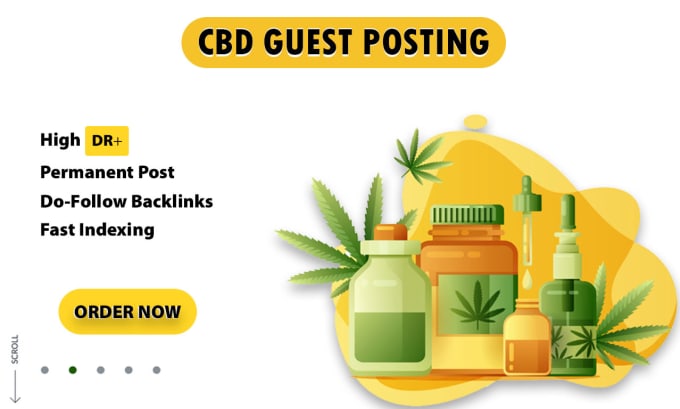 Gig Preview - Publish cbd guest posts on pure cbd sites