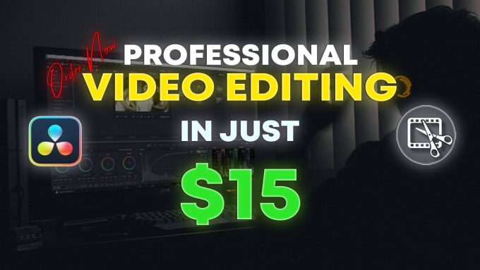 Gig Preview - Do  professional video editing in davinci resolve