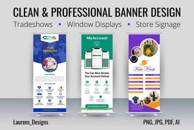 Gig Preview - Design a professional print ready banner