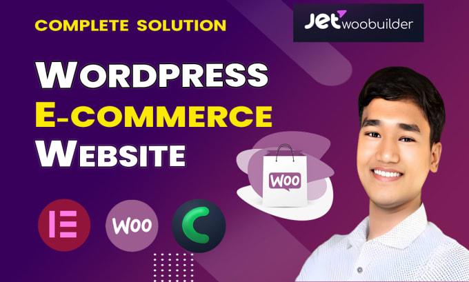 Gig Preview - Design ecommerce website online store with woocommerce crocoblock