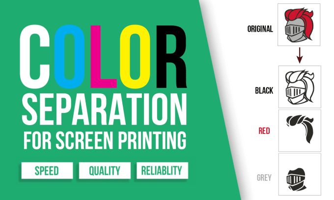 Gig Preview - Do color separation for screen printing in illustrator or coreldraw