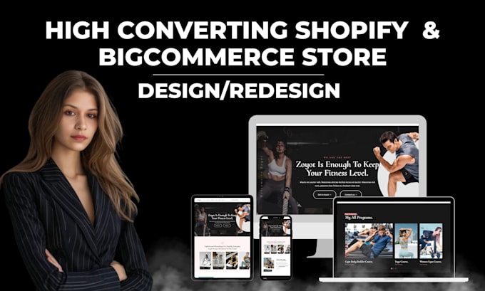 Bestseller - create custom bigcommerce online shopify store or ecommerce website design