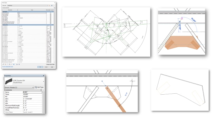 Gig Preview - Create fully parametric 3d revit families