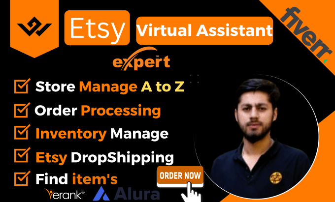 Gig Preview - Be your etsy virtual assistant, etsy bulk listing, etsy dropshipping