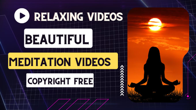 Gig Preview - Create relaxing meditation videos with binaural beats