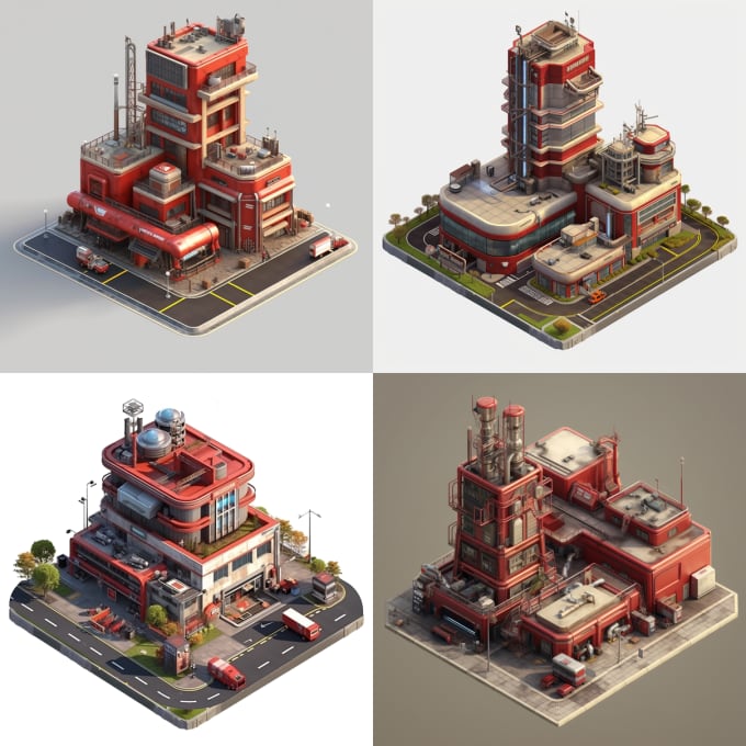 Gig Preview - Design isometric 2d stylized fantasy assets for your project