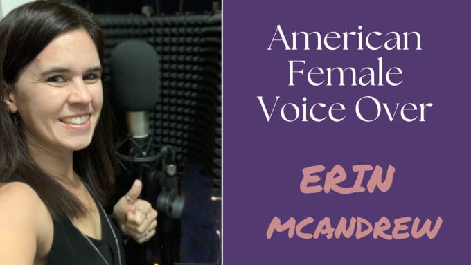 Bestseller - record a professional american female voice over