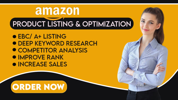 Gig Preview - Do amazon listing optimisation for amazon seo product description