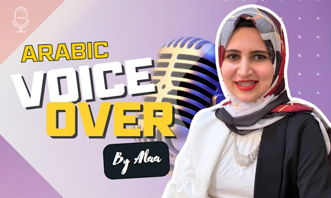 Gig Preview - Do female arabic voice over, arabic voice over, arabic voiceover, arabic voice