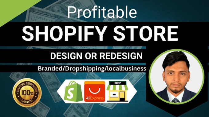 Bestseller - do create profitable shopify store design dropshipping website