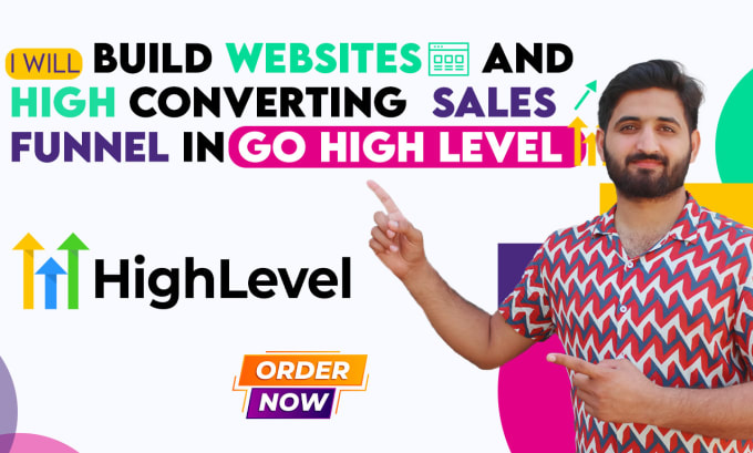 Gig Preview - Design gohighlevel website, landing page and sales funnel in gohighlevel