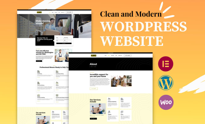 Gig Preview - Setup modern wordpress website design or blog design