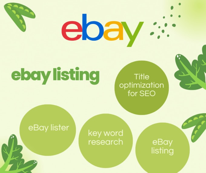 Gig Preview - Do ebay listing, ebay product listing, and ebay SEO listing