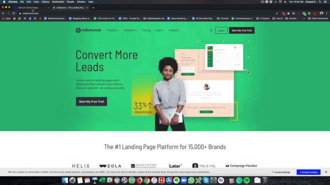 Gig Preview - Design an outstanding unbounce landing page for you