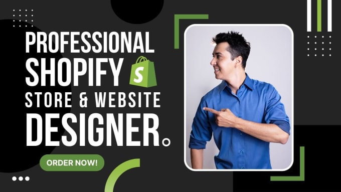 Gig Preview - Design and redesign a shopify store or dropshipping store