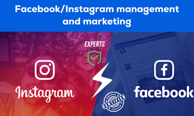 Gig Preview - Be your facebook or instagram manager and content creator