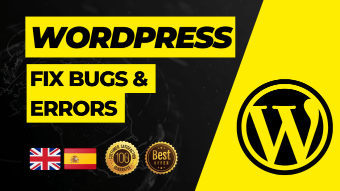 Gig Preview - Fix wordpress bug, web issues, fix woocommerce, elementor, fix theme, plugin