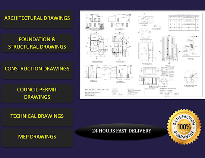 Bestseller - draw professional autocad 2d drawings for your projects