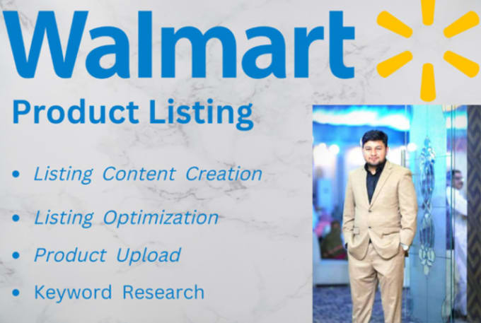 Gig Preview - Setup walmart listings, walmart wfs, listing optimization