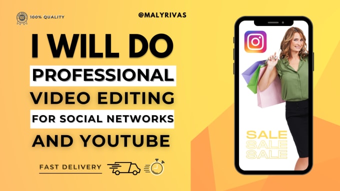 Gig Preview - Do professional video editing for youtube and social media