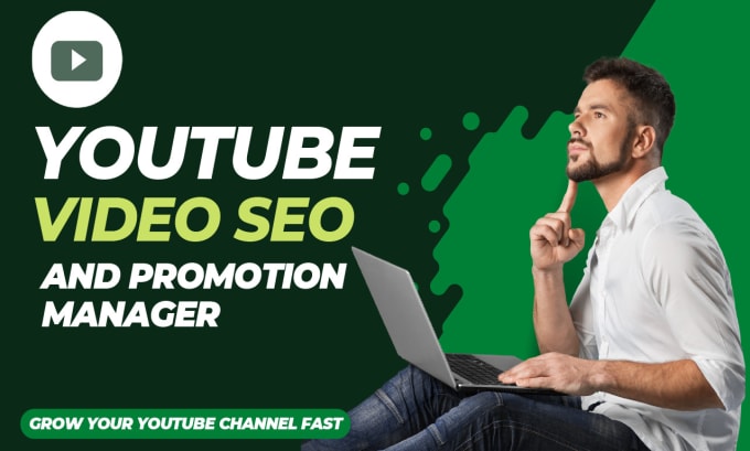 Gig Preview - Be your youtube video promotion and growth manager by best SEO optimization