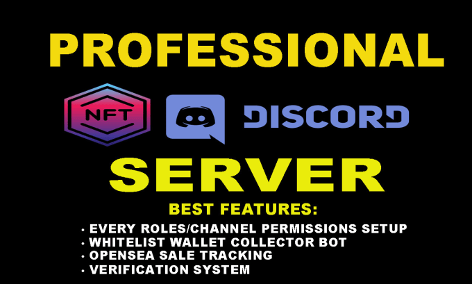 I will setup gaming, nft, or anime discord server for $40, freelancer  fxepro (fxepro) – Kwork