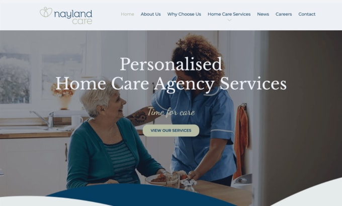 Gig Preview - Build professional home care website, home care leads, healthcare website