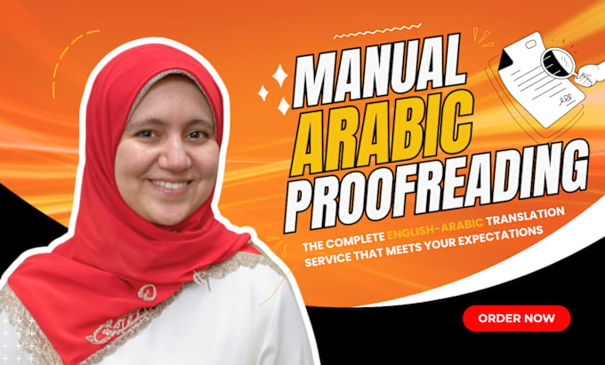 Gig Preview - Do arabic proofreading, proofread arabic articles, books, or arabic translations