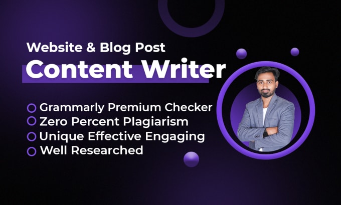 Gig Preview - Be SEO website content writer, website copywriting