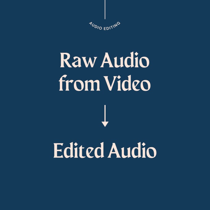 Gig Preview - Enhance the audio of your videos