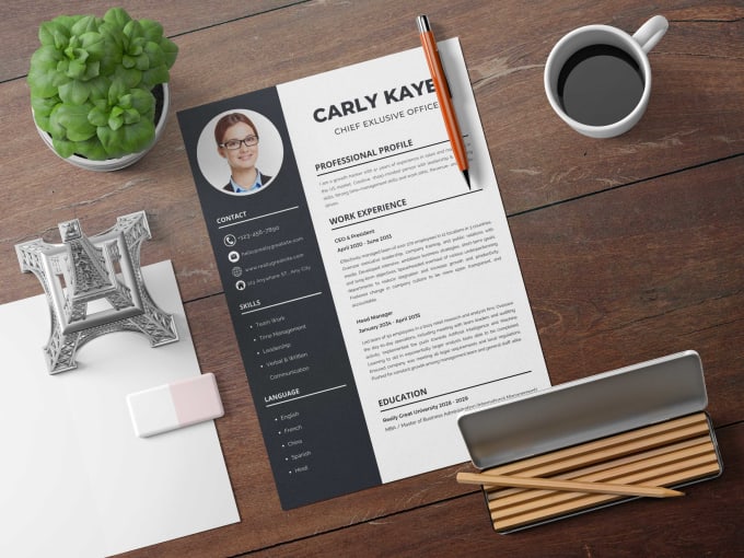 Gig Preview - Create professional resume or CV