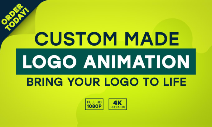 Gig Preview - Produce a custom logo animation