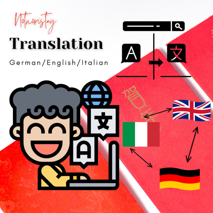 Gig Preview - Manually translate german, italian, english text as a native speaker