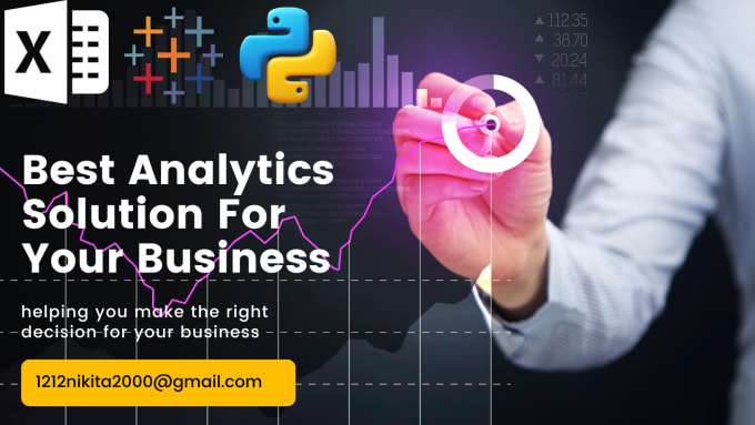 Gig Preview - Your data analytics by python, tableau and excel