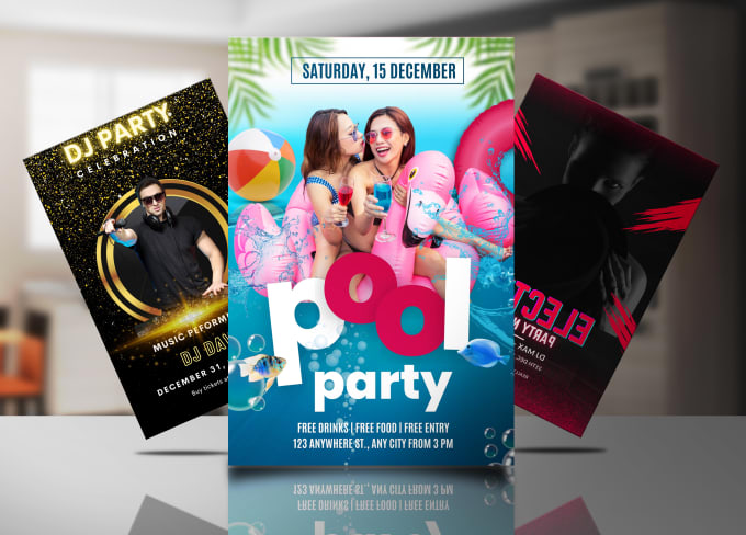 Gig Preview - Do design a stylish party flyer and event flyer design