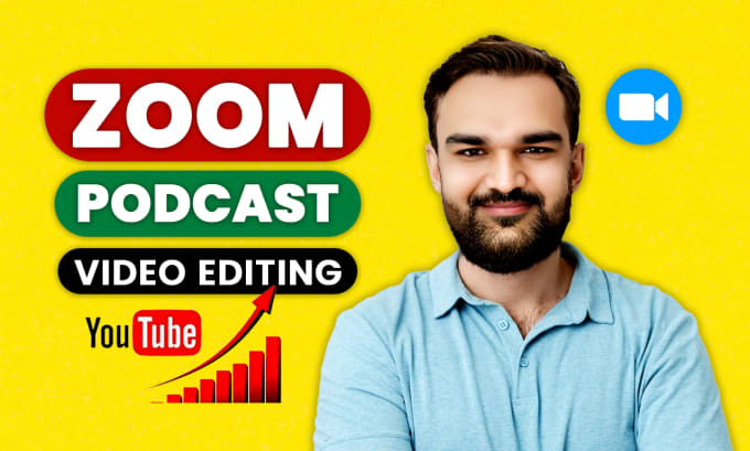 Gig Preview - Do video editing for youtube, zoom video editing, podcast