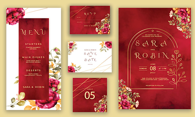 Gig Preview - Design wedding, birthday and invitation cards