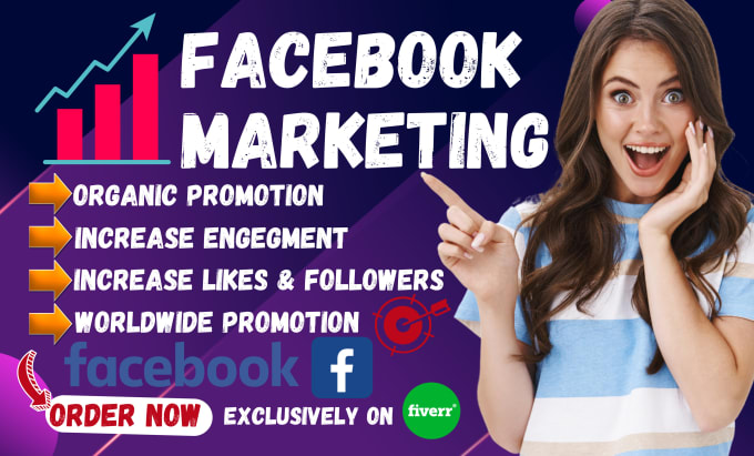 Gig Preview - Organically promote your business with facebook marketing