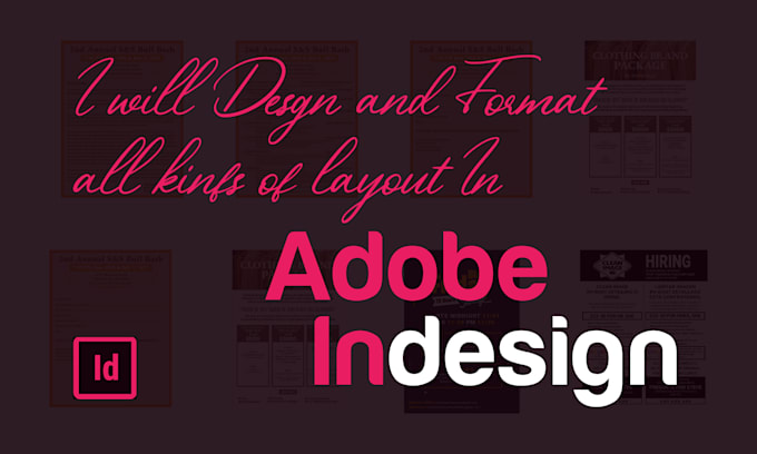 Gig Preview - Do any adobe indesign project