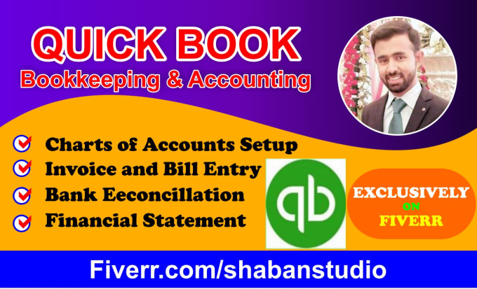 Gig Preview - Do accounting and  bookkeeping in quickbooks online,desktop and odoo