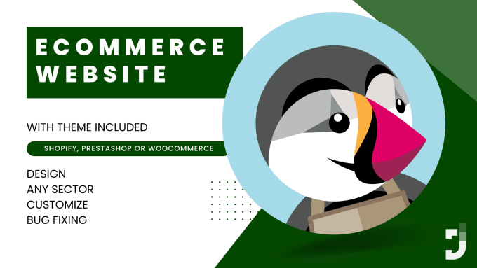 Gig Preview - Create ecommerce website using prestashop online store