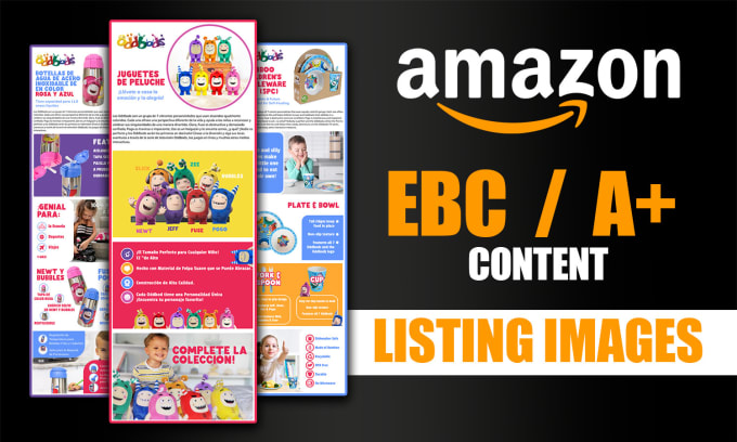 Gig Preview - Design amazon enhanced brand content ebc a plus infographic