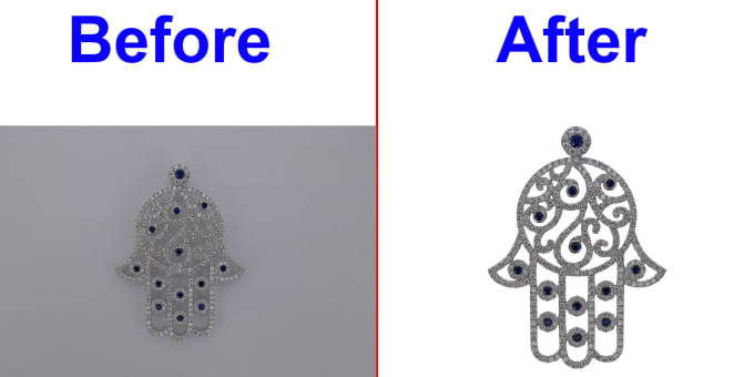 Gig Preview - Cut out jewelry images background remove and quick delivery