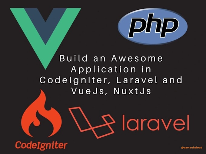 Gig Preview - Be your full stack best web developer using PHP, laravel, vue js