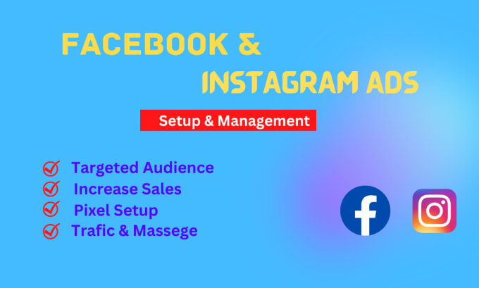 Gig Preview - Manage your facebook and instagram ads campaigns to increase sales