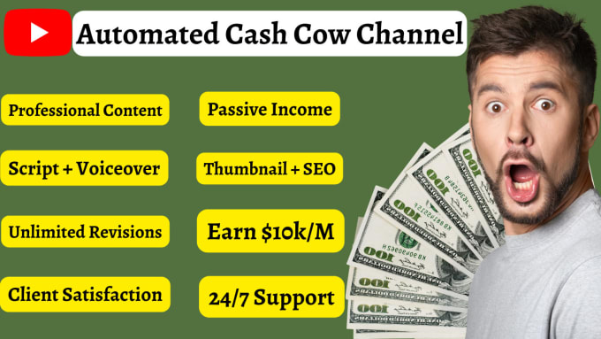 Gig Preview - Create youtube top 10 or automated cash cow video content for your channel