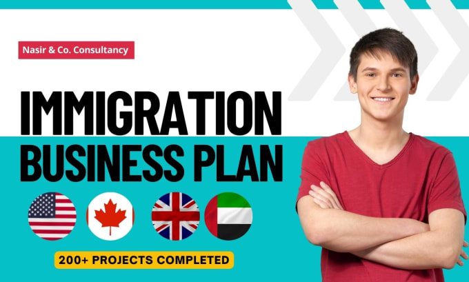 Gig Preview - Write immigration business plans for startups, visa USA, UK, canada