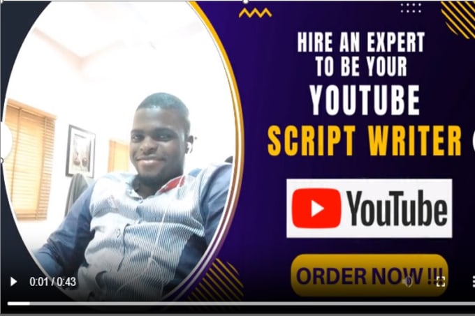 Gig Preview - Research and write a script for your finance youtube videos