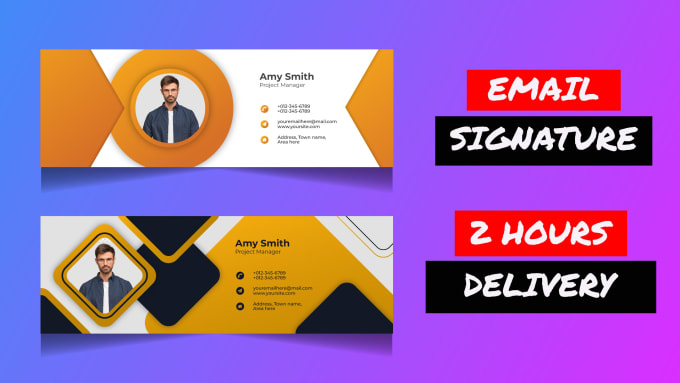 Gig Preview - Design experienced professional  email signature  for you