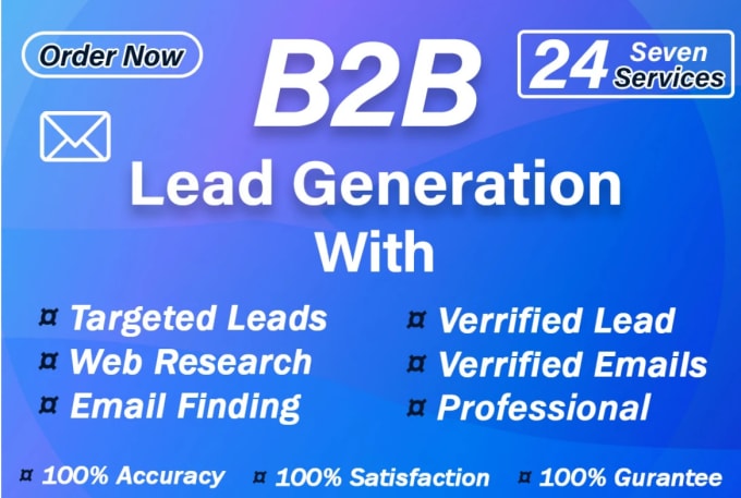 Bestseller - do b2b lead generation linkedin and email list prospecting